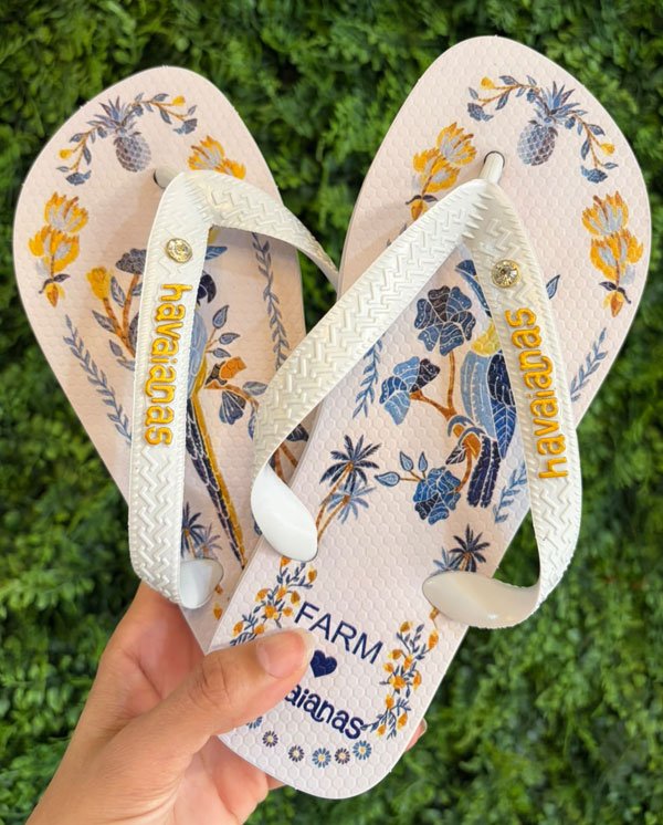 Farm Plus Decorated Flip-flops